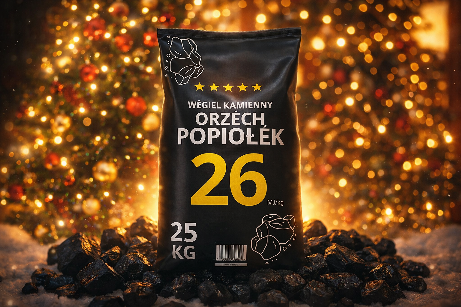 Orzech Popiołek 26 MJ/kg