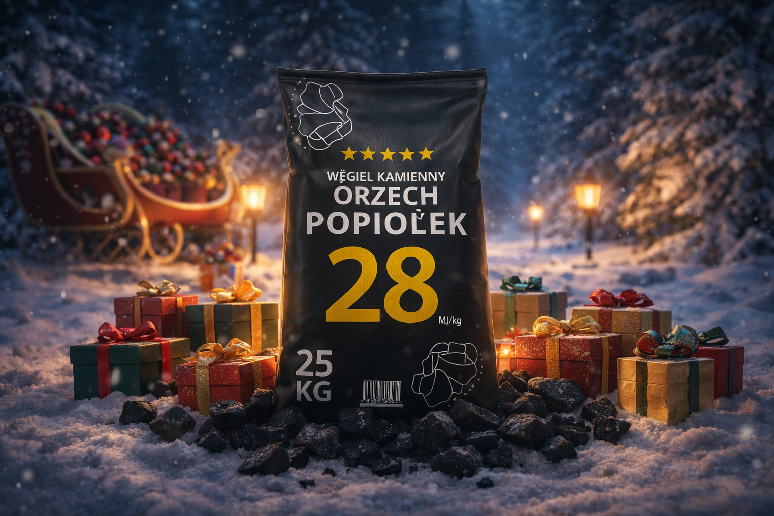 Orzech Popiołek 28 MJ/kg